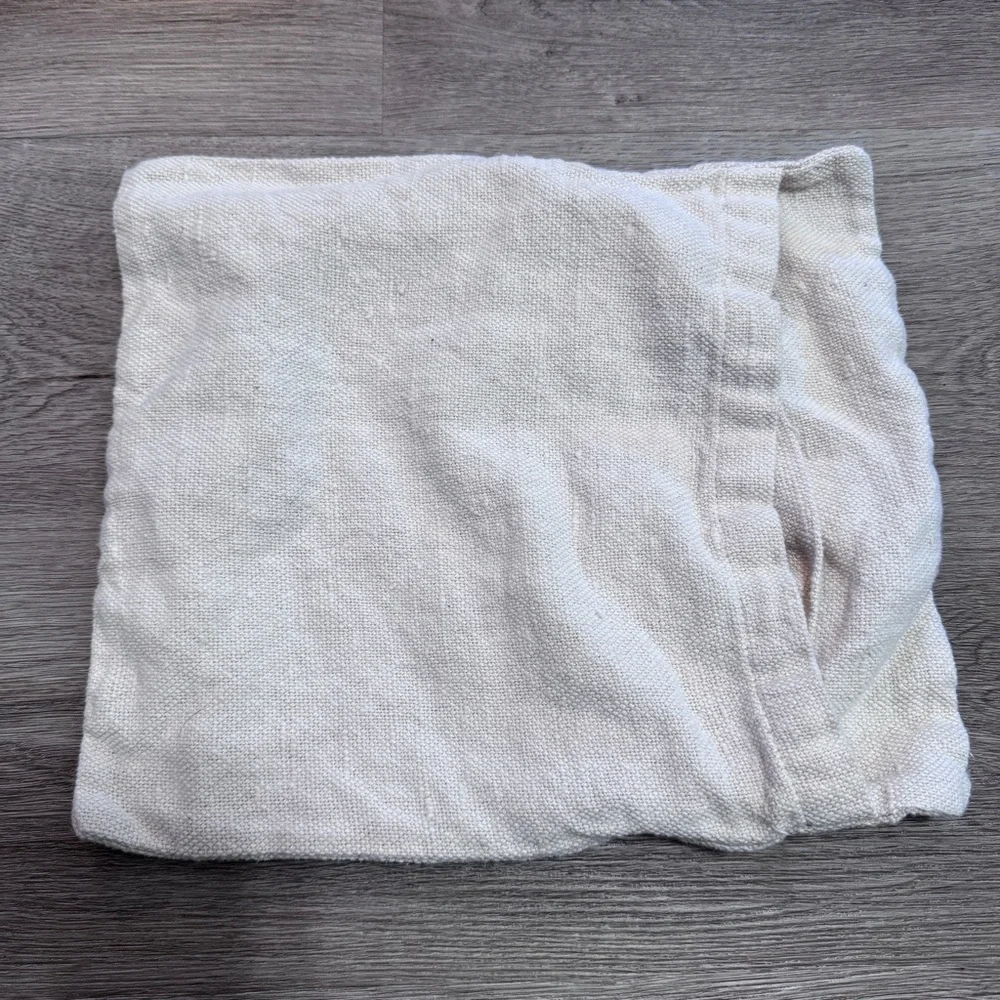 Pottery Barn Love Linen Valentines Decorative Pillow Cover 12x16 Lumbar